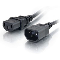 C2G 1m 18 AWG Computer Power Extension Cord (IEC320C13 to IEC320C14)