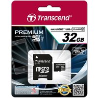 Transcend microSDXC/SDHC Class 10 UHS-I 32GB with Adapter