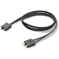 Lenovo 4X91K16970 Thunderbolt cable 0.7 m 40 Gbit/s Black
