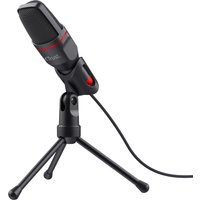 Trust GXT 212 Black. Red PC microphone