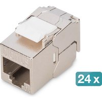 Digitus CAT 6A compact keystone module. shielded. tool-free mounting c