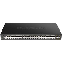 D 48 port Gigabit Smart Managed Switch 4 x SFP+. 370Watt