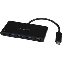 StarTech.com 4 Port USB C Hub with 4 USB Type-A Ports (USB 3.0 SuperSp