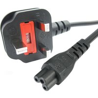 StarTech.com 6ft (2m) UK Laptop Power Cable. BS 1363 to C5 (Clover Lea