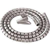 ComputersDeal Fellowes CableZip Floor Cable flex tube Silver 1 pcs
