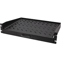 LogiLink 19" Cantilever Shelf 2U. extendable. d=350mm. max.30 KG.