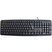 FDL SLIM 105 KEY USB KEYBOARD - BLACK
