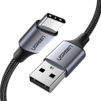 Ugreen 60126 USB cable 1 m USB C USB A 0.48 Gbit/s Black. Grey