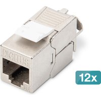 Digitus CAT 6A Keystone module. shielded. tool-free mounting connectio