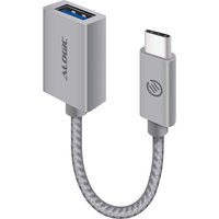 ALOGIC 15cm USB 3.1 USB-C (Male) to USB-A (Female) Adapter - Space Gre