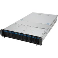 ASUS RS521A-E12-RS24U Socket SP5 Rack (2U) Black. Silver