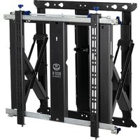 B-Tech Slimline Soft-Open Full Service Videowall Mount with Micro-Adju
