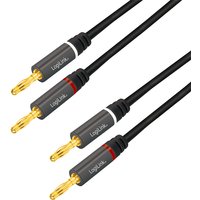 LogiLink CA1211 audio cable 5 m 2 x Banana Black