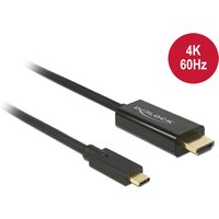 DeLOCK 85292 video cable adapter 3 m USB Type-C HDMI Black