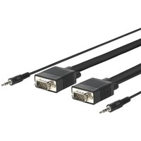 Vivolink PROVGAS15 video cable adapter 15 m VGA (D-Sub) + 3.5mm Black