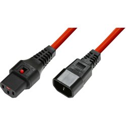 Microconnect Powercord C13 Iec Lock - C14
