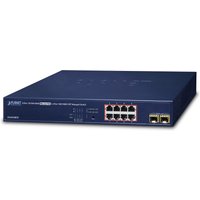 PLANET GS-4210-8P2S network switch Managed Gigabit Ethernet (10/100/10
