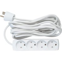 Microconnect GRU00450WDK power extension 5 m 4 AC outlet(s) Indoor Whi