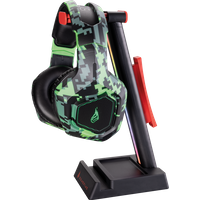 Verbatim SureFire Vinson N1 Dual balance Gaming RGB Headset Stand Bk