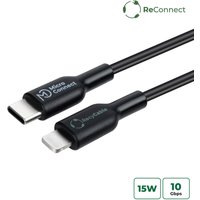 Microconnect ECO-USB3.1CL1 lightning cable 1 m Black