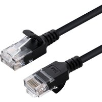 Microconnect U/UTP CAT6A Slim 15M Black networking cable U/UTP (UTP)