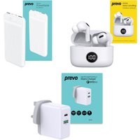 PREVO Entertainment Bundle with Active Noise Cancelling Earbuds. 10000