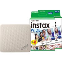 Fujifilm Instax Link Wide 2 Wireless Smartphone Photo Printer - Beige