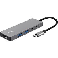 Trust 26062 interface hub USB Type-C Grey