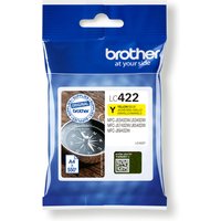 Brother LC-422Y Ink cartridge yellow. 550 pages for Brother MFC-J 5340