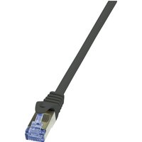 LogiLink PrimeLine Cat.7 S/FTP 0.5m networking cable Black Cat7 S/FTP