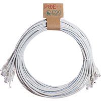 Cablenet 3m Cat6 RJ45 White U/UTP LSOH 24AWG Snagless Booted Patch Lea