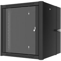 Lanview RWP12U45BL-D rack cabinet 12U Wall mounted rack Black