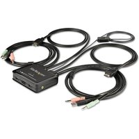 StarTech.com 2 Port HDMI KVM Switch - 4K 60Hz - Compact Dual Port UHD/
