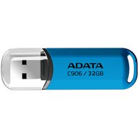 ADATA AC906-32G-RWB USB flash drive 32 GB USB Type-A 2.0 Blue. Transpa