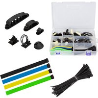 LogiLink KAB0084 cable organizer Universal Cable clip Multicolour 128