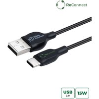 Microconnect ECO-USB3.1CCHAR2B USB cable USB 2.0 2 m USB A USB C Black