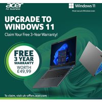 Acer TravelMate X4 14 AI Copilot+ PC (TMX414-51) - Intel Core Ultra 7 16GB RAM 512GB SSD 120Hz 14" WUXGA display Windows 11