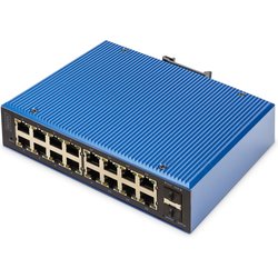 Digitus Industrial 16+2 Port L2 Managed Gigabit Ethernet Poe Switch Digitus Industrial 16+2 Port L2 Managed Gigabit Ethernet Poe Switch