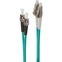 LC-ST / Multi Mode Duplex LSZH Fibre Cable 50/125 OM4