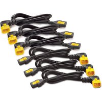 APC Power Cord Kit (6 ea). Locking. C13 to C14 (90 Degree). 1.2m