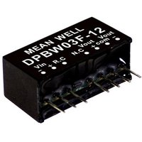 MEAN WELL DPBW03G-12 power adapter/inverter 3 W