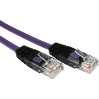 Cables Direct XXURT-610V networking cable Violet 10 m Cat5e U/UTP (UTP
