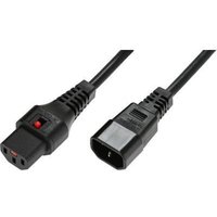 Scolm 3M C14-C13 Lck Bk PVC 1.0MM