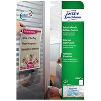 Avery L7083-10 self-adhesive label Rectangle Permanent Transparent 10