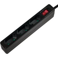 LogiLink LPS230B power extension 1.5 m 3 AC outlet(s) Black