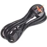 APC Pwr Cord. 16A. 200-240V. C19 to UK Plug Black 2 m