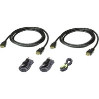 ATEN HDMI Dual Display Secure KVM; 1.8M USB HDMI Dual Display