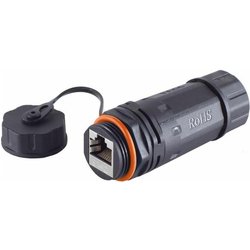 Microconnect KONCAT6A68 cable gender changer RJ-45 Black