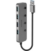 Lindy 4 Port USB 3.0 Hub with On/Off Switches