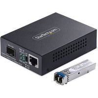 StarTech.com Single-Mode (SM) LC Fiber Media Converter for 10/100/1000